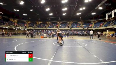 160 lbs Cons. Round 1 - Jackson Deutch, Waterloo vs Peter Greco, MAINE WEST