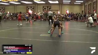 96 lbs Cons. Semi - Omar Niyazov, Scanlan Wrestling Academy vs William Minarcik, Moorestown