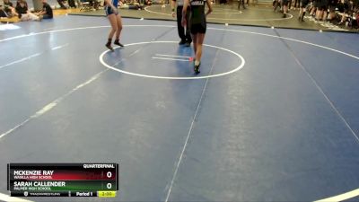 126G Quarterfinal - Sarah Callender, Palmer High School vs Mckenzie Ray, Wasilla High School