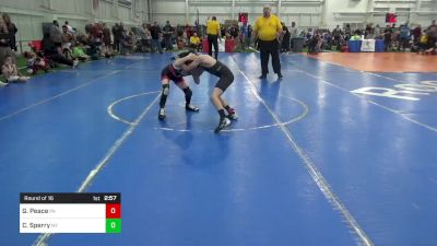 M-70 lbs Round Of 16 - Gabe Peace, PA vs Calvin Sperry, NY