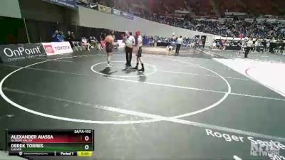 2A/1A-132 Champ. Round 1 - Alexander Aiassa, Illinois Valley vs Derek Torres, Culver