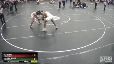 4A 165 lbs 3rd Place Match - KJ Burg, South Pointe vs Alijah Wade, Greenwood