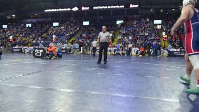 220 lbs Consy 3 - Griffin Kaczerski, Boyertown vs Dominick Lentini, Mount Carmel