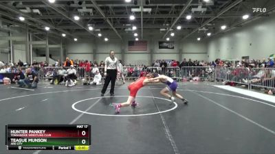 100 lbs Quarterfinal - Teague Munson, Ark City vs Hunter Pankey, Tonganoxie Wrestling Club