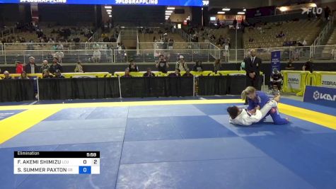 FERNANDA AKEMI SHIMIZU vs STORMY SUMMER PAXTON 2024 Pan Jiu Jitsu IBJJF Championship