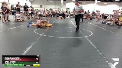 110 lbs Round 4 (8 Team) - Cael Smith, Savage WA vs Gannon Beach, Mayfield Mat Academy