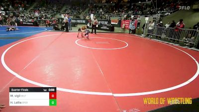 45 lbs Quarterfinal - Mj Vigil, Duran Elite vs Hailey Lollis, Sperry Wrestling Club