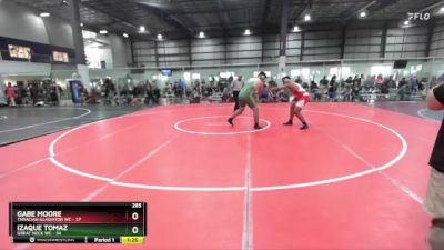 285 lbs Semis (4 Team) - Gabe Moore, THRACIAN GLADIATOR WC vs Izaque Tomaz, GREAT NECK WC