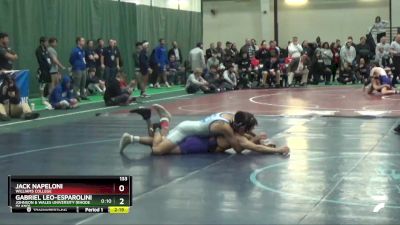 133 lbs Prelim - Jack Napeloni, Williams College vs Gabriel Leo-Esparolini, Johnson & Wales University (Rhode Island)