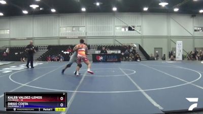 182 lbs Quarters & 1st Wb (16 Team) - Kaleb Valdez-Lemos, Colorado vs Diego Costa, California 2