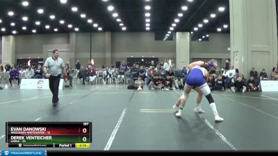 197 lbs 2nd Wrestleback (16 Team) - Derek Venteicher, Loras vs Evan Danowski, Wisconsin-Whitewater