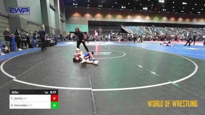 92 lbs Consolation - Tyson Jones, Mad Dawg Wrestling Club vs David Gonzalez, Scrap Yard Garage