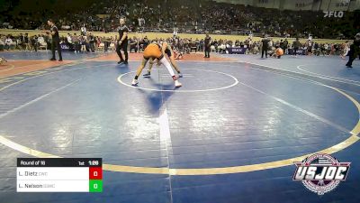 86 lbs Round Of 16 - Landon Dietz, Cowboy Wrestling Club vs Luke Nelson, D3 Wrestling Cluib