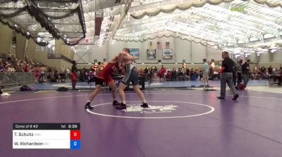 87 kg Consi Of 8 #2 - Trenton Schultz, University Of Northern Colorado- Unattached vs Wyatt Richardson, Minnesota