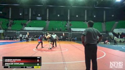 285 lbs Cons. Round 3 - Spencer Dowland, Athens vs Jaheem Nathan, Center Point HS