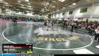 180 lbs Quarterfinal - Benet Giesler, Thunder Wrestling Club vs Brodie Sott, Hettinger (southwest Wrestling