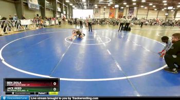 100 lbs Rd# 6- 9:00am Saturday Final Pool - Ben Ziola, Dynasty Death Row vs Jace Reed, Oklahoma Outlaws