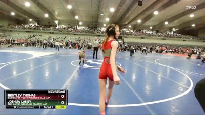 75 lbs Quarterfinal - Joshua Laney, Terminator Wrestling Academy-AAA  vs Bentley Thomas, Carrollton Youth Wrestling Club-AAA