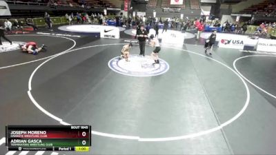 110 lbs Champ. Round 1 - Joseph Moreno, Hawkeye Wrestling Club vs Adrian Gasca, Terminators Wrestling Club