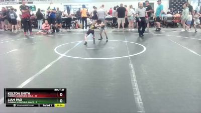 48 lbs Round 6 (8 Team) - Kolton Smith, Florida Scorpions Gold vs Liam Pao, Florida Scorpions Black