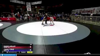 127 lbs Round 1 (16 Team) - Danica Kelley, SCVWA vs Camila Cruz, BAWA