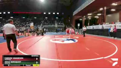 3A-285 lbs Semifinal - Kenai Bergquist, Douglas vs Carson VanGieson, Evanston