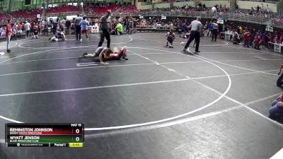 100 lbs 5th Place Match - Remington Johnson, Brady Youth Wrestling vs Wyatt Jenson, Blair Wrestling Club
