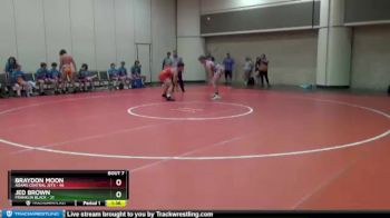 220 lbs Round 2 (8 Team) - Braydon Moon, Adams Central Jets vs Jed Brown, Franklin Black