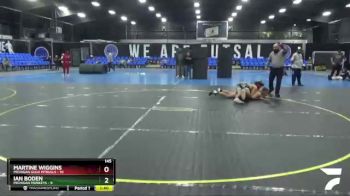 145 lbs Round 4 (8 Team) - Martine Wiggins, Michigan Gold Pitbulls vs Ian Boden, Michigan Monkeys