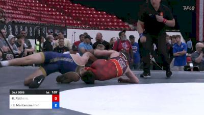 65 kg Round 1 - Kollin Rath, Steller Trained Wrestling vs Brock Mantanona, Coachella Valley Wrestling Club