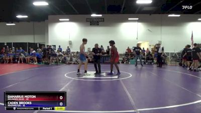 187 lbs Round 2 (8 Team) - Damarius Moton, Oklahoma Blue vs Caden Brooks, Washington