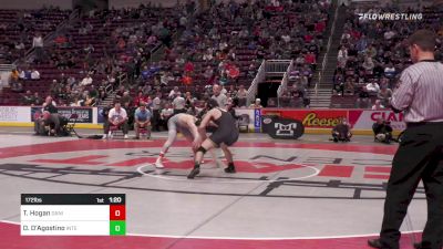 172 lbs Semifinal - Tucker Hogan, Daniel Boone vs Dom D'Agostino, Interboro