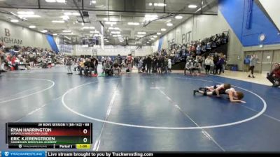 88 lbs Cons. Round 2 - Eric Kjerengtroen, Sanderson Wrestling Academy vs Ryan Harrington, Wasatch Wrestling Club