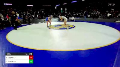 126 lbs Quarterfinal - Loretta Lopez, Elk Grove vs Tamara Grace, Gilroy