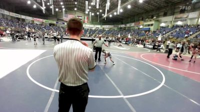 50 lbs Semifinal - Ayden Huegerich, Victory vs Zane Gomez, Pomona Elite