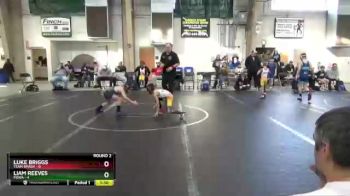 52 lbs Round 2 (8 Team) - Liam Reeves, POWA vs Luke Briggs, Team Smash