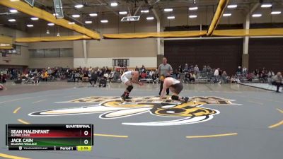 184 lbs Quarterfinal - Jack Cain, Baldwin Wallace vs Sean Malenfant, Alfred State