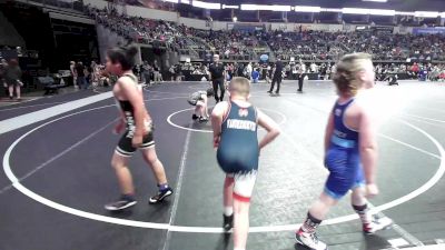 90 lbs Rr Rnd 2 - Bruce Vanderhoeven, North Desoto Wrestling Academy vs Jase Muldoon, Warsaw Wildcat Wrestling