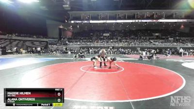 137 lbs Quarterfinal - Maddie Hilmen, Del Oro vs Alana Ontiveros, Pitman