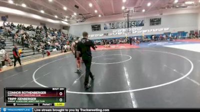 130 lbs Cons. Round 3 - Connor Rothenberger, RawTown Elite Wrestling Club vs Tripp Isenberger, Wright Gladiators Wrestling Club