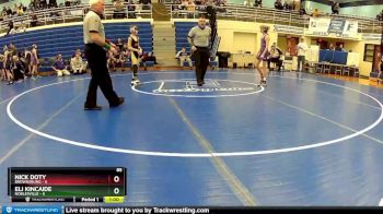85 lbs Round 1 (4 Team) - Nick Doty, Brownsburg vs Eli Kincaide, Noblesville