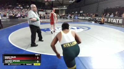 1B/2B 220 5th Place Match - Damien Spears, Liberty Bell vs Hans Miles, River View