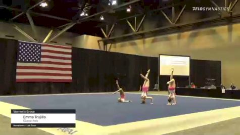 Emma Trujillo - Women's Group, CCoast Acro - 2021 USA Gymnastics Championships