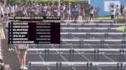 Youth Girls' 100m Hurdles, Prelims 3 - Age 13