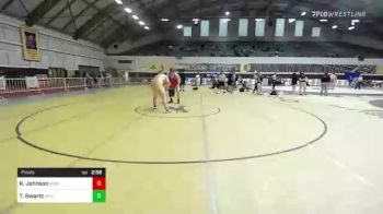 285 lbs Final - Koby Johnson, Western Wyoming vs Terren Swartz, Wyoming