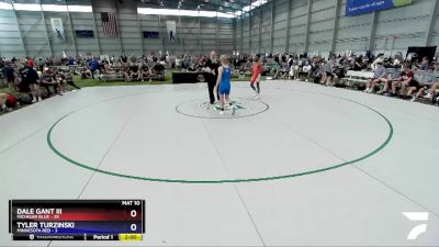 120 lbs 2nd Place Match (16 Team) - Dale Gant III, Michigan Blue vs Tyler Turzinski, Minnesota Red