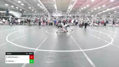 120 lbs Consi Of 16 #1 - Seth McClintock, PA vs Robert Morse, LA