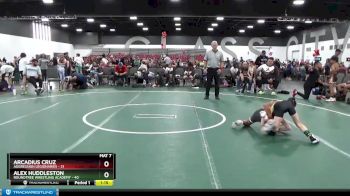 80 lbs Round 2 (8 Team) - Arcadius Cruz, Aggression Legionaries vs Alex Huddleston, Roundtree Wrestling Academy