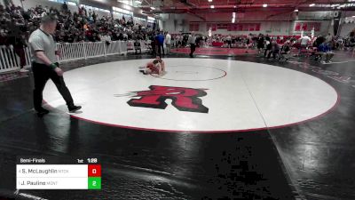 132 lbs Semifinal - Shaun McLaughlin, Natick vs Jonah Paulino, Montachusett