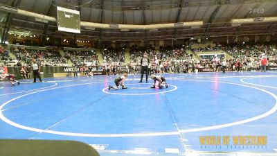 64 lbs Round Of 16 - Parker French, Bear Cave vs Luca Pagliai, Moen Wrestling Academy